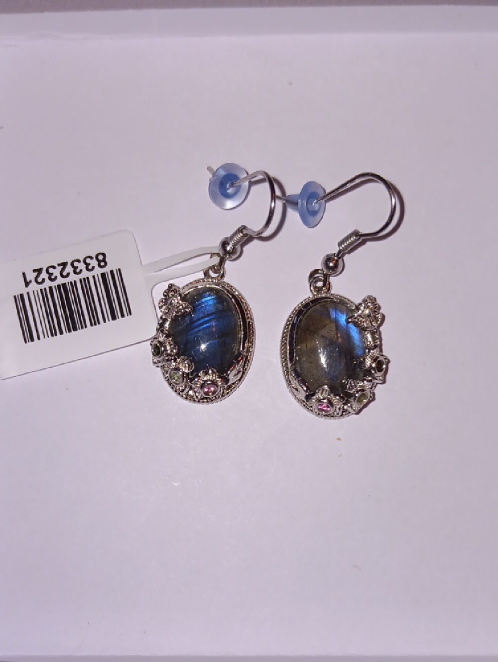 EverTrue Malagasy Labradorite and Multi-Tourmaline 14.60 ctw Earrings